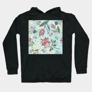 Flower Pattern Hoodie